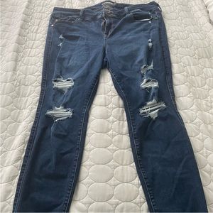 Size 20R woman’s Torrid jeans. Ripped jeggings